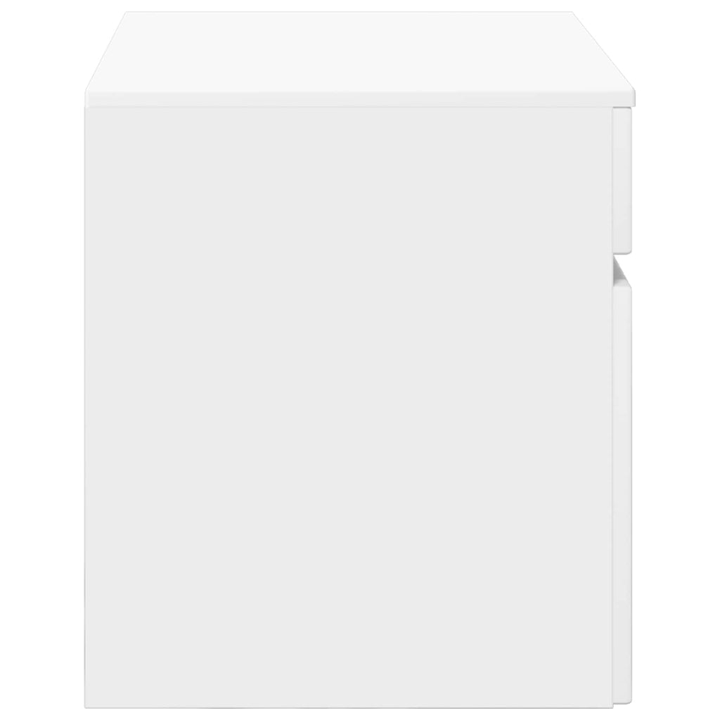 Wandmontierter Badezimmerschrank Weiß 59 x 44,5 x 50 cm