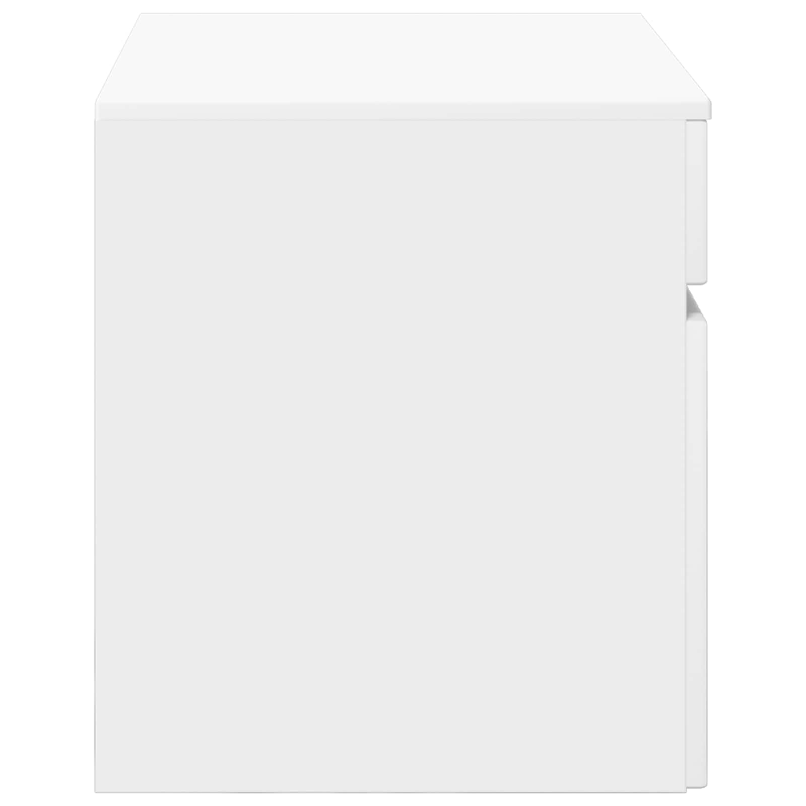 Wandmontierter Badezimmerschrank Weiß 59 x 44,5 x 50 cm