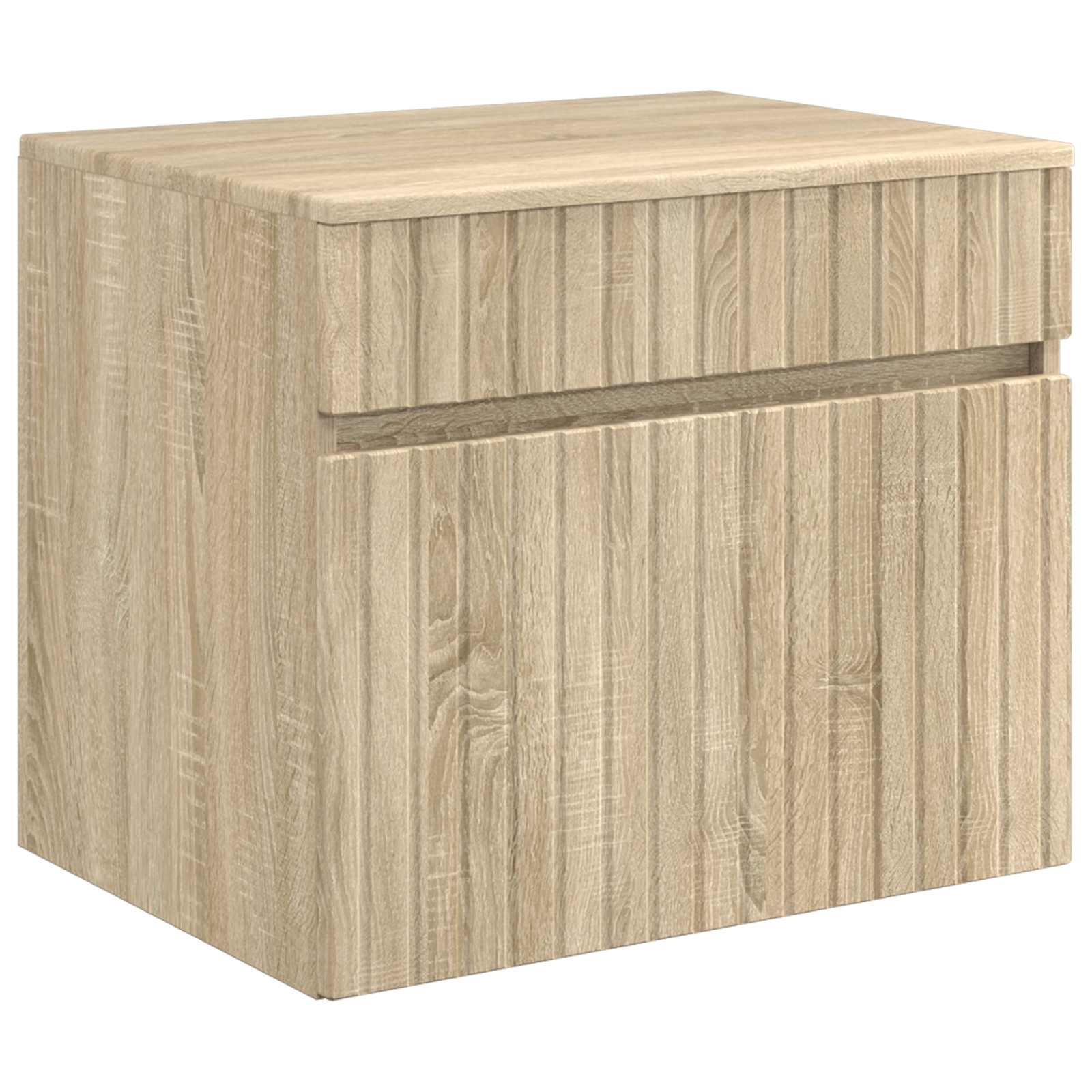 Wandmontierter Badezimmerschrank Sonoma-Eiche 59 x 44,5 x 50 cm