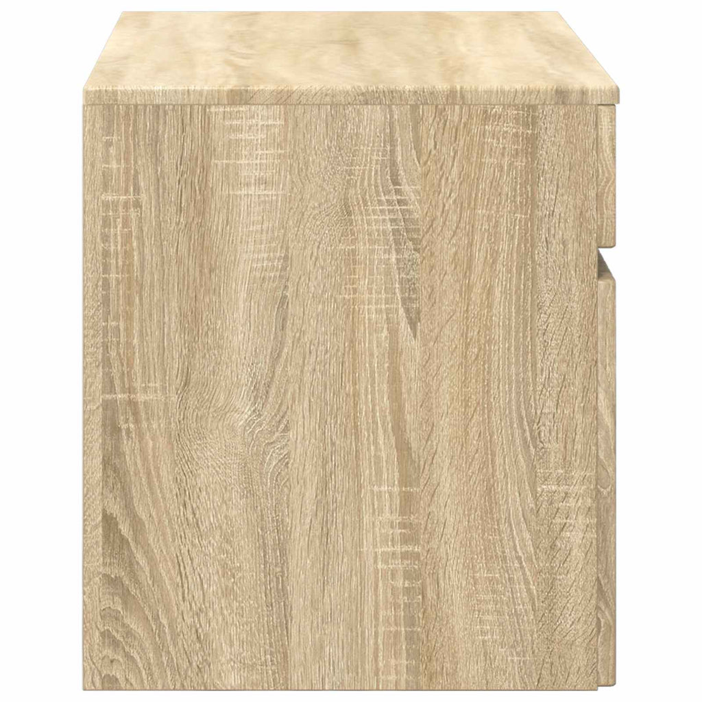 Wandmontierter Badezimmerschrank Sonoma-Eiche 59 x 44,5 x 50 cm