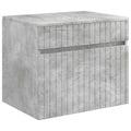 Wandmontierter Badezimmerschrank Betongrau 59 x 44,5 x 50 cm