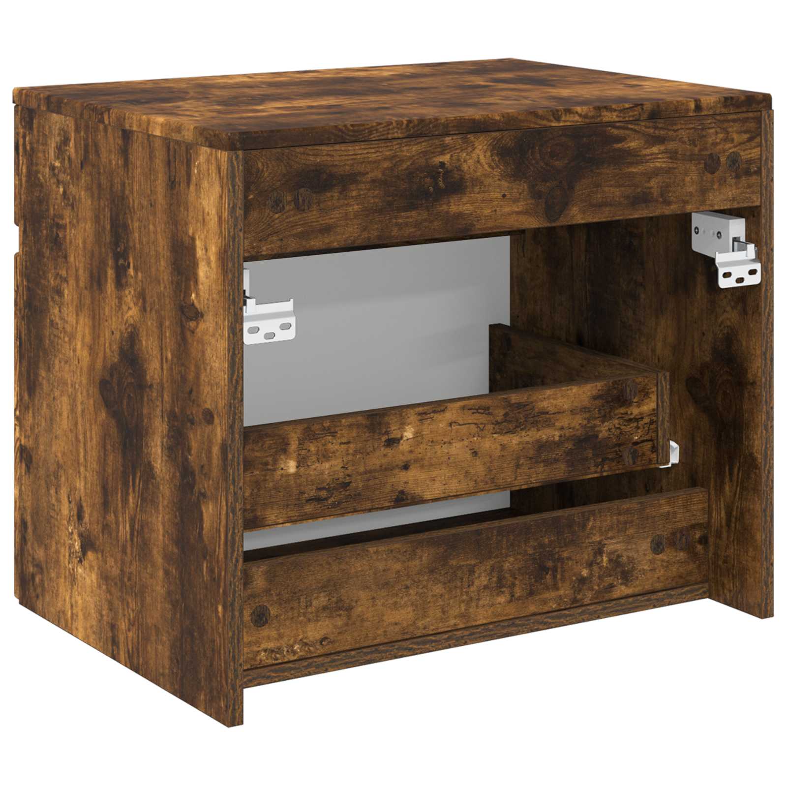Wandmontierter Badezimmerschrank Geräucherte Eiche