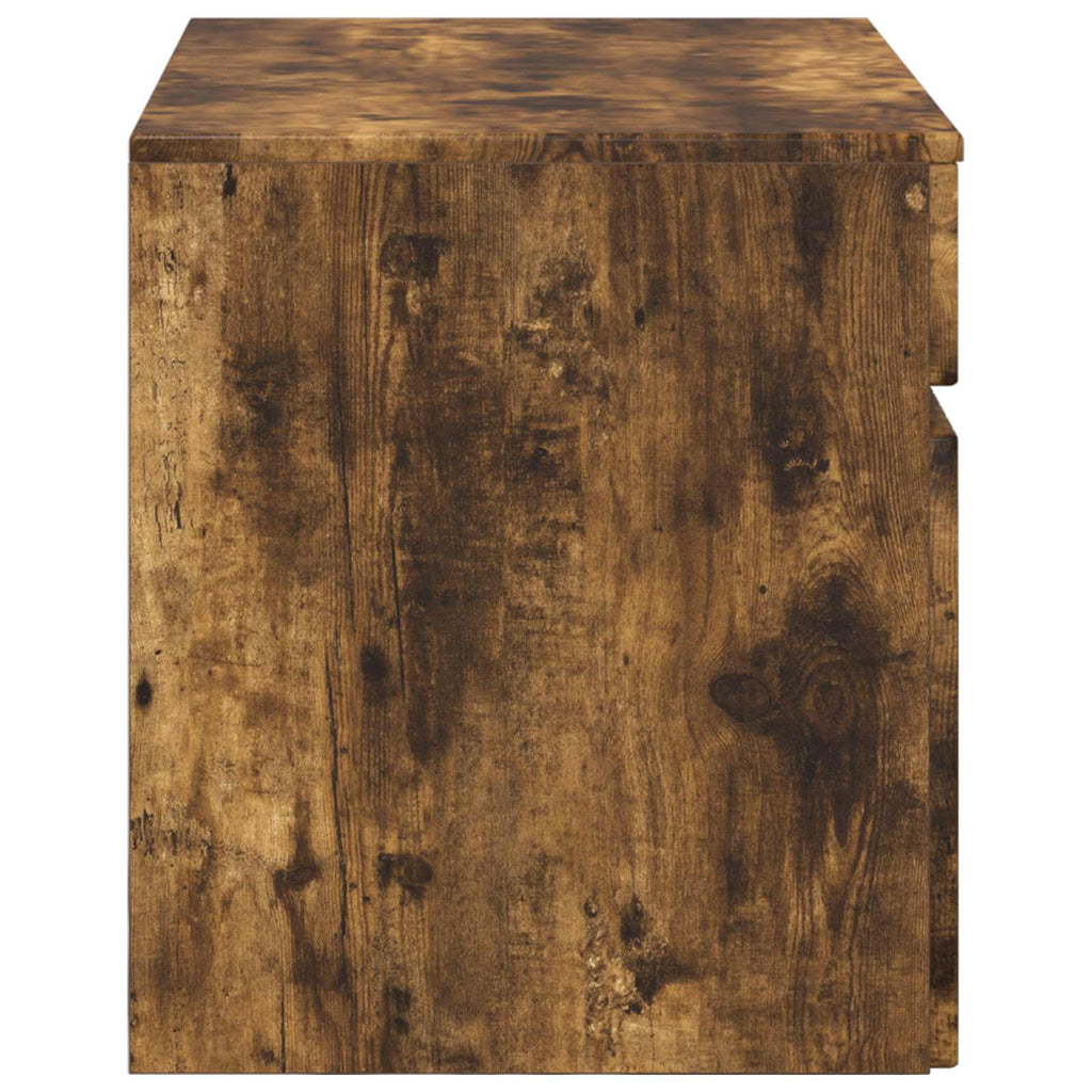 Wandmontierter Badezimmerschrank Geräucherte Eiche