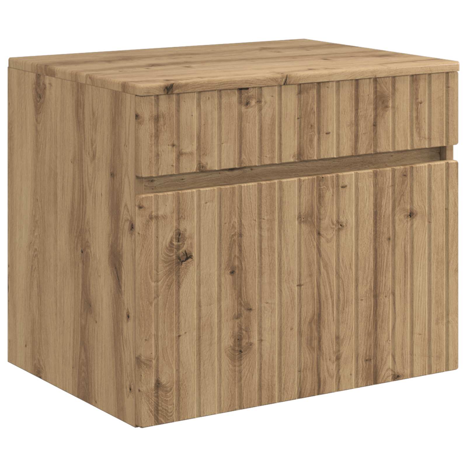 Wandmontierter Badezimmerschrank Artisan-Eiche