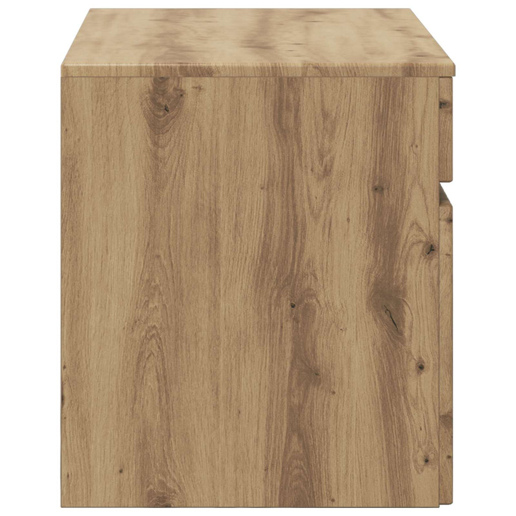 Wandmontierter Badezimmerschrank Artisan-Eiche