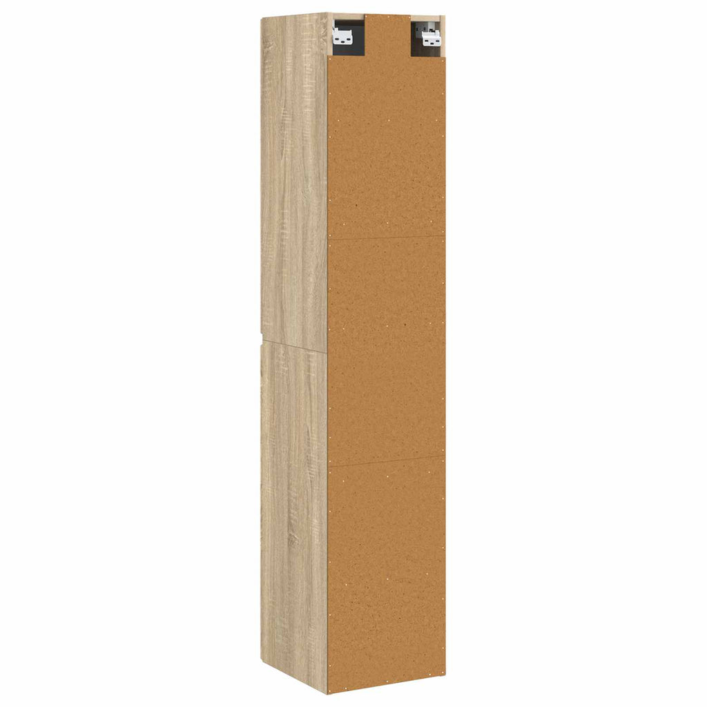 Wandmontierter Badezimmerschrank Sonoma-Eiche