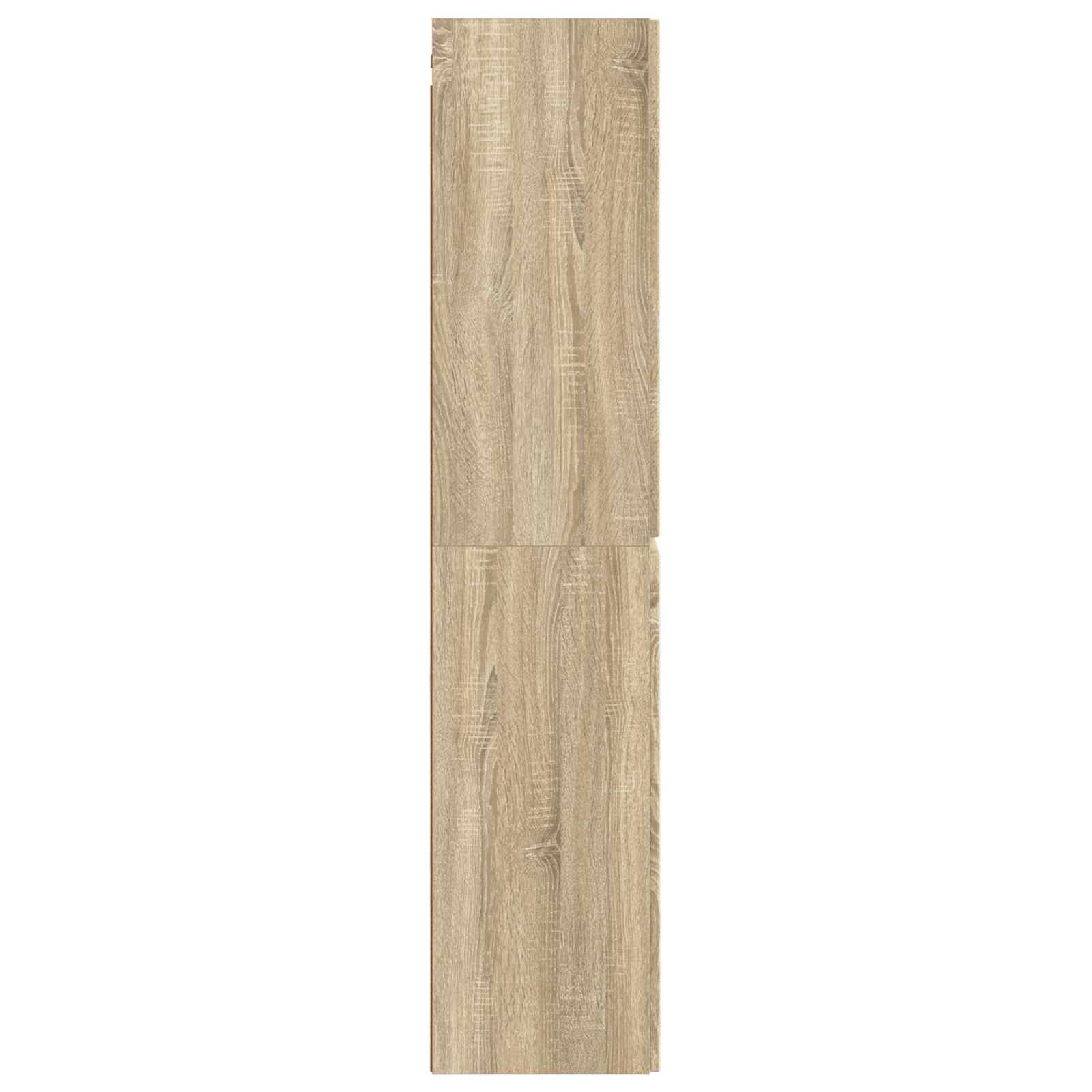 Wandmontierter Badezimmerschrank Sonoma-Eiche