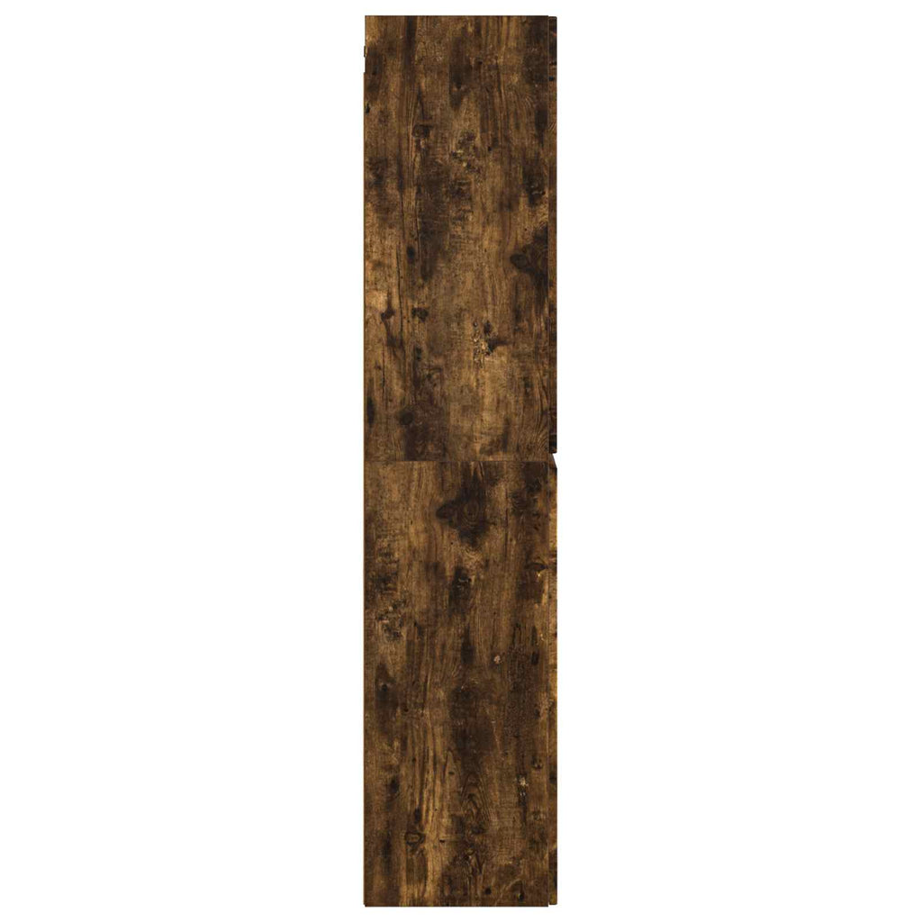 Wandmontierter Badezimmerschrank Geräucherte Eiche