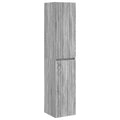Wandmontierter Badezimmerschrank Grau Sonoma 33 x 34,5 x 160 cm