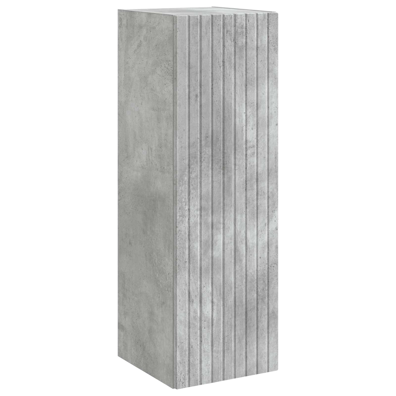 Wandmontierter Badezimmerschrank Betongrau 33 x 34,5 x 100 cm