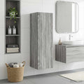 Wandmontierter Badezimmerschrank Grau Sonoma 33 x 34,5 x 100 cm