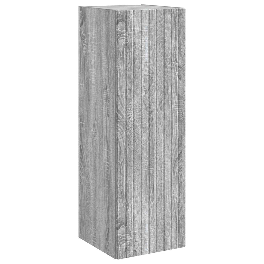 Wandmontierter Badezimmerschrank Grau Sonoma 33 x 34,5 x 100 cm