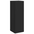 Wandmontierter Badezimmerschrank Schwarz 33 x 34,5 x 60 cm