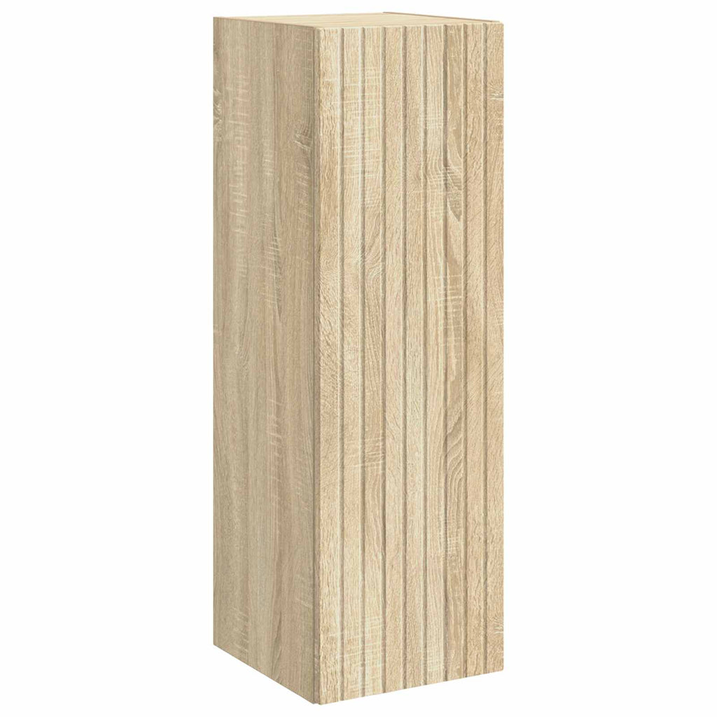 Wandmontierter Badezimmerschrank Sonoma-Eiche 33 x 34,5 x 60 cm