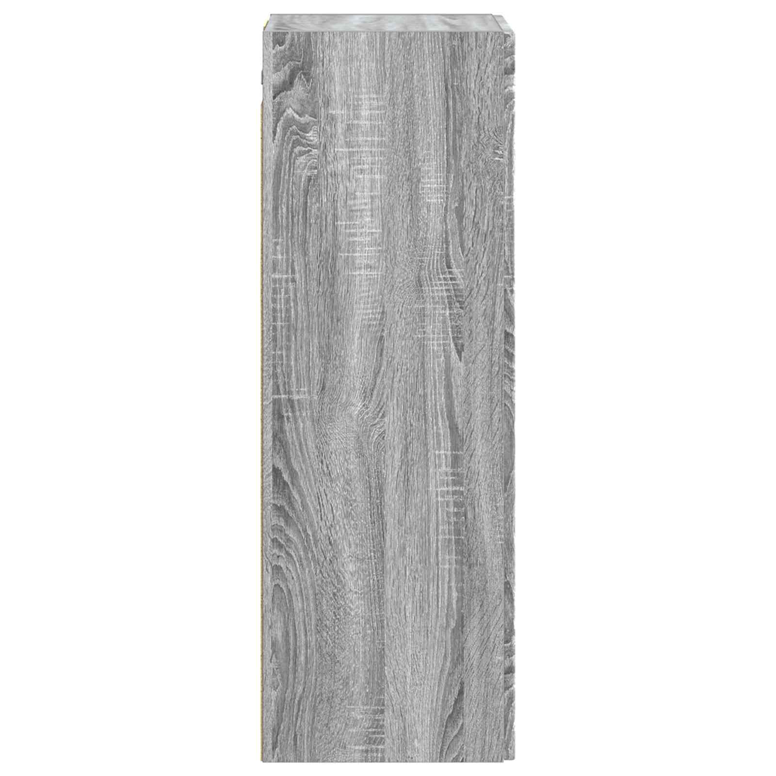 Wandmontierter Badezimmerschrank Grau Sonoma 33 x 34,5 x 60 cm