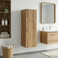Wandmontierter Badezimmerschrank Artisan-Eiche