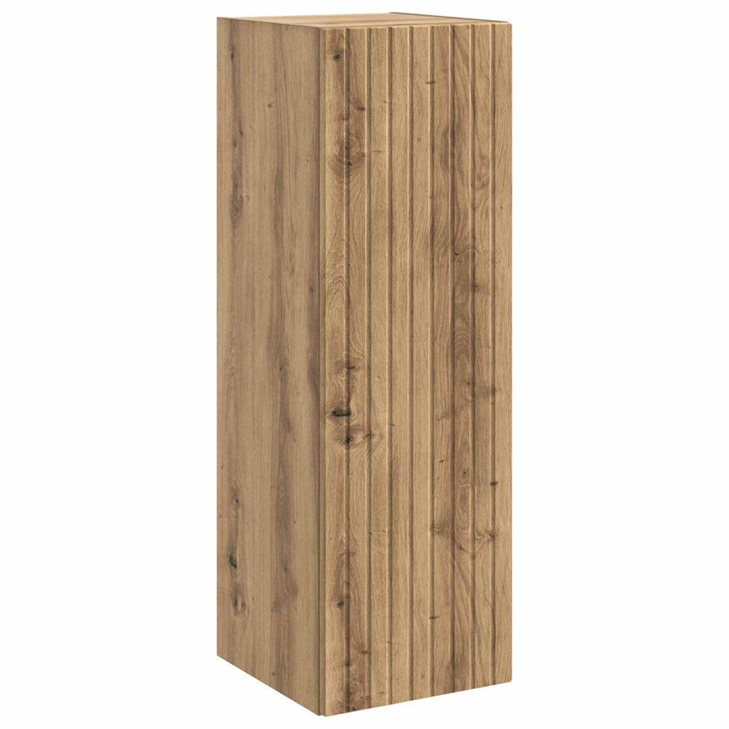 Wandmontierter Badezimmerschrank Artisan-Eiche