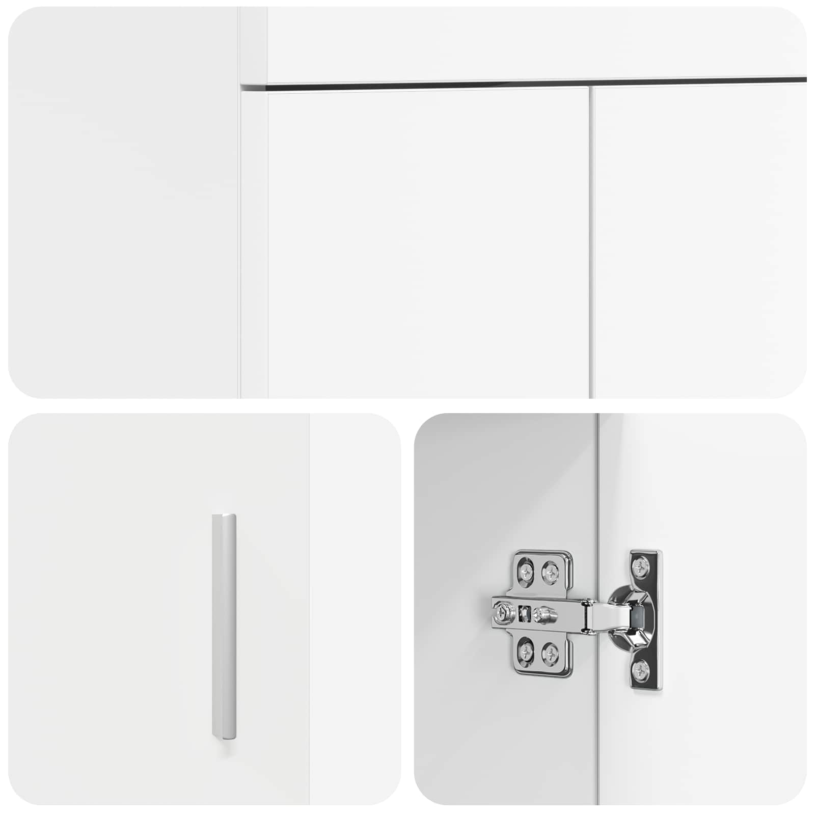 Badezimmerschrank mit Waschbecken Weiß 42 x 40 x 84,5 cm