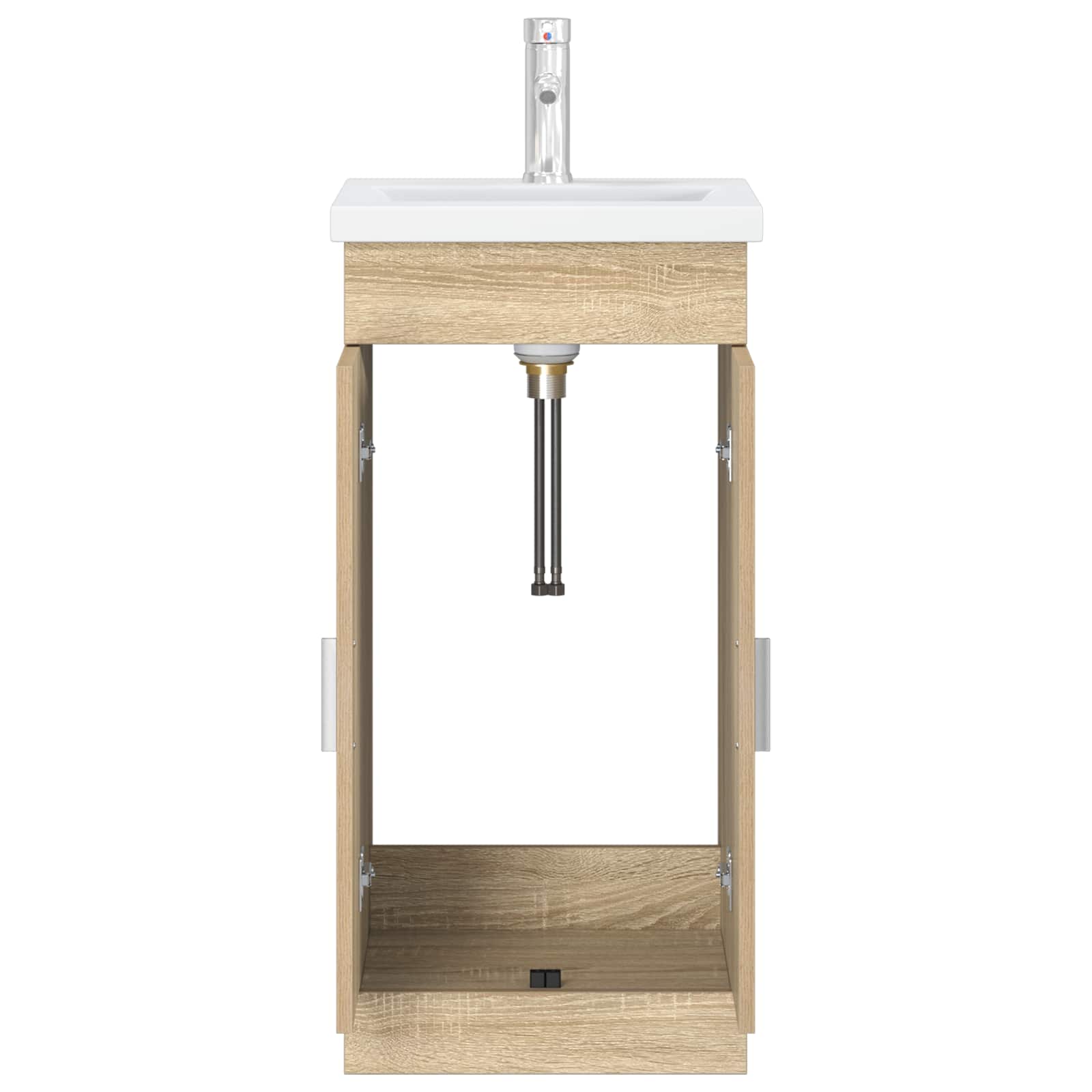 Badezimmerschrank mit Waschbecken Sonoma-Eiche