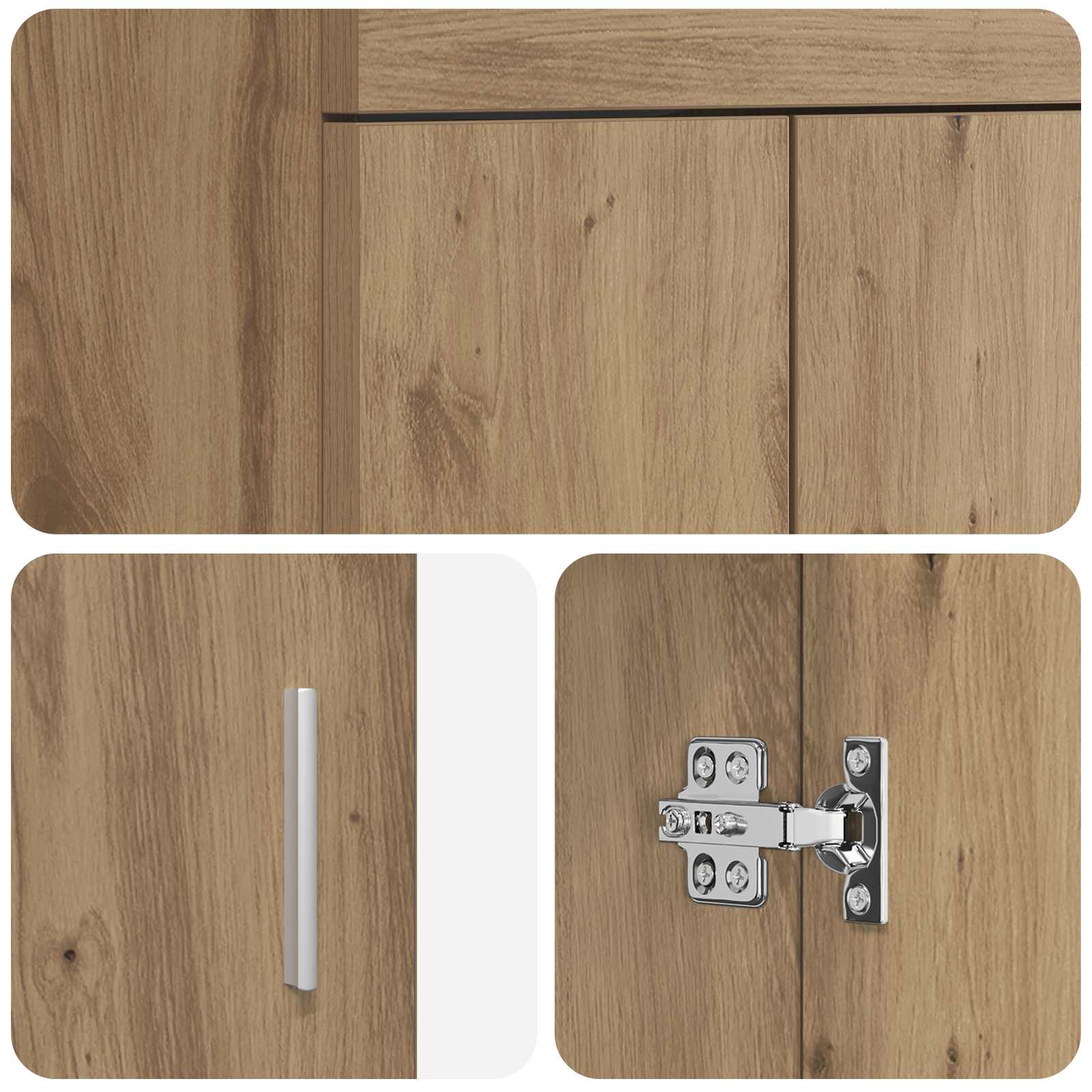 Badezimmerschrank mit Waschbecken Artisan-Eiche