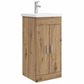 Badezimmerschrank mit Waschbecken Artisan-Eiche