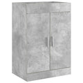 Badunterschrank Betongrau 56 x 37,5 x 81 cm Holzwerkstoff