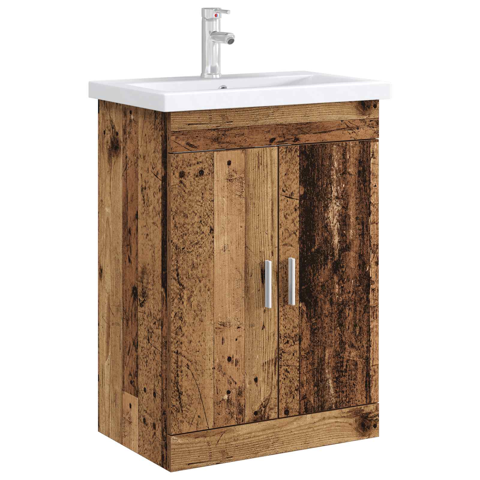 Badunterschrank Altholz 56 x 37,5 x 81 cm Holzwerkstoff
