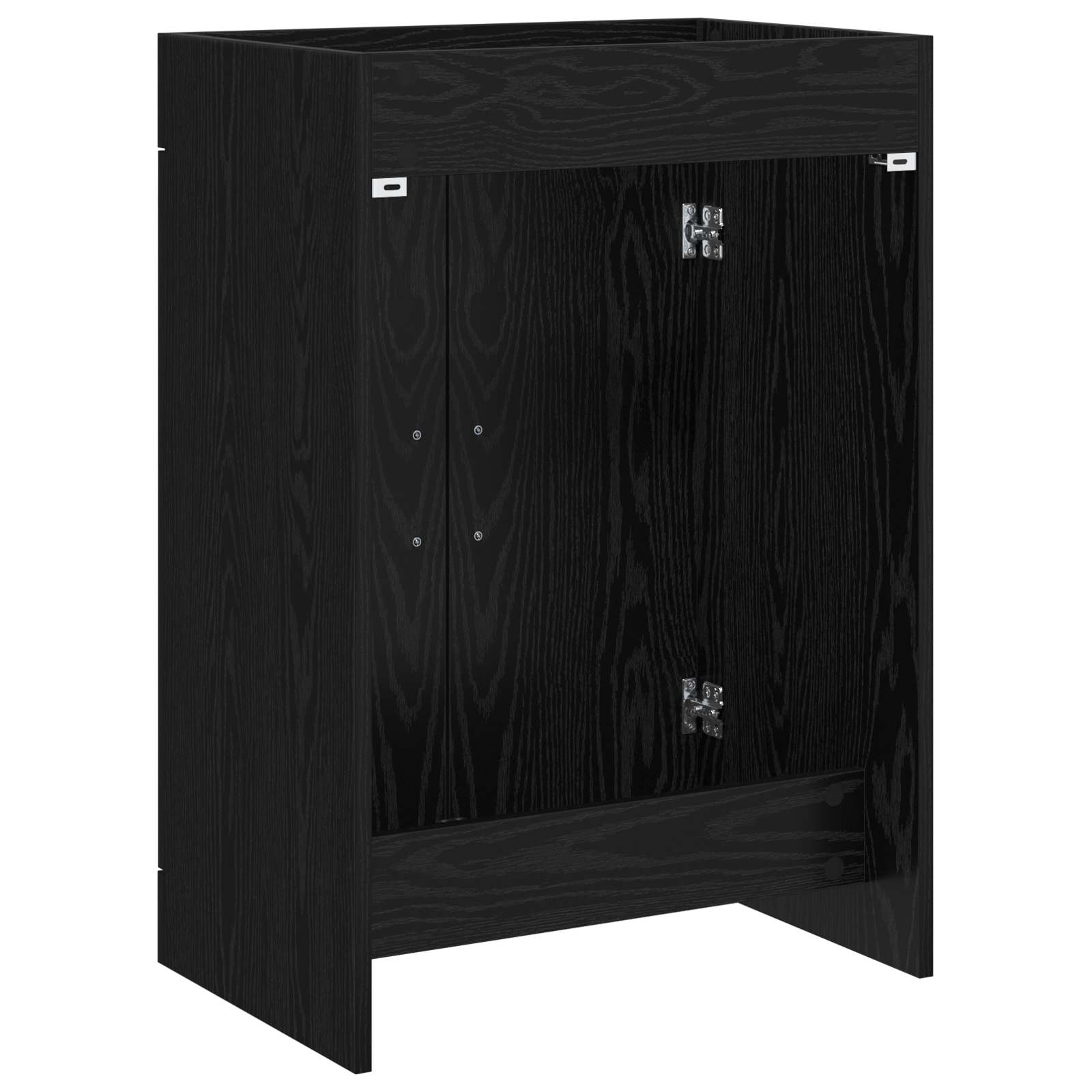 Badunterschrank Schwarze Eiche 78,5 x 37,5 x 81 cm