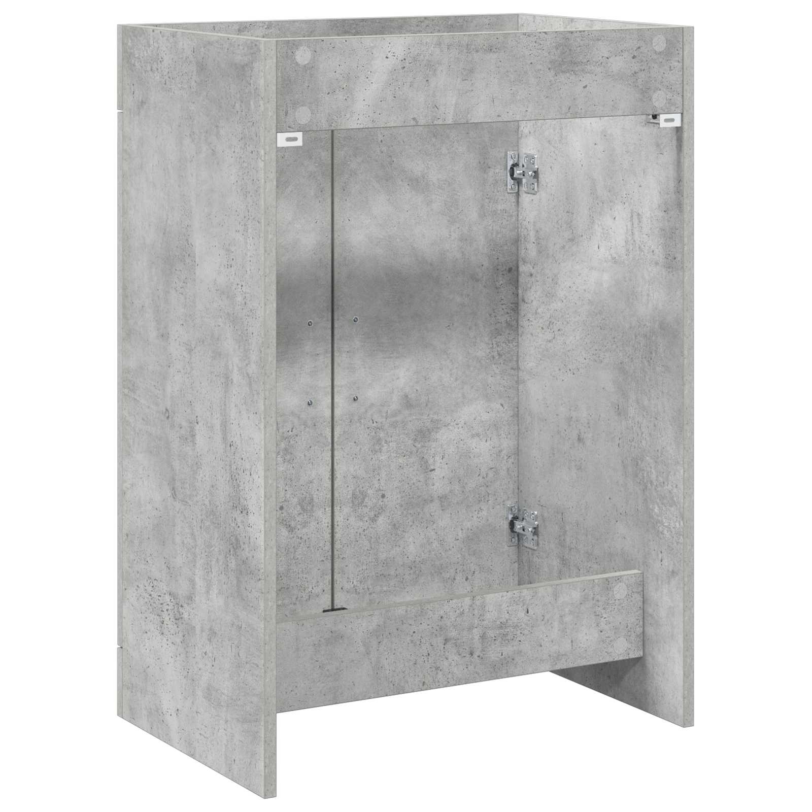 Badunterschrank Betongrau 78,5 x 37,5 x 81 cm Holzwerkstoff
