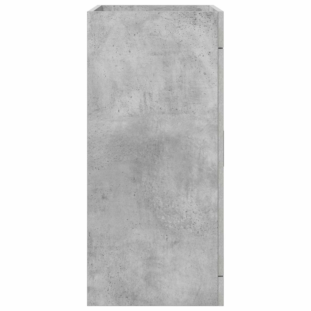 Badunterschrank Betongrau 78,5 x 37,5 x 81 cm Holzwerkstoff