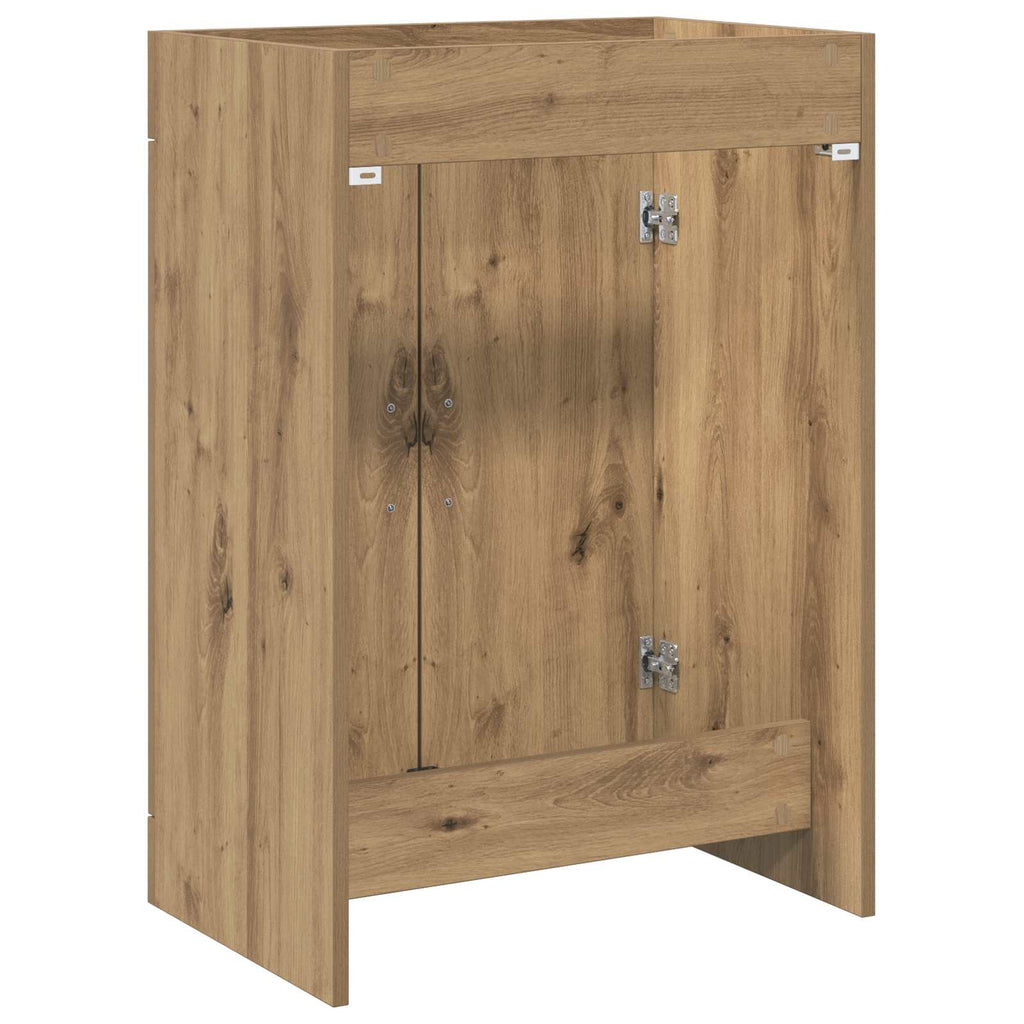 Badunterschrank Artisan-Eiche 78,5 x 37,5 x 81 cm Holzwerkstoff