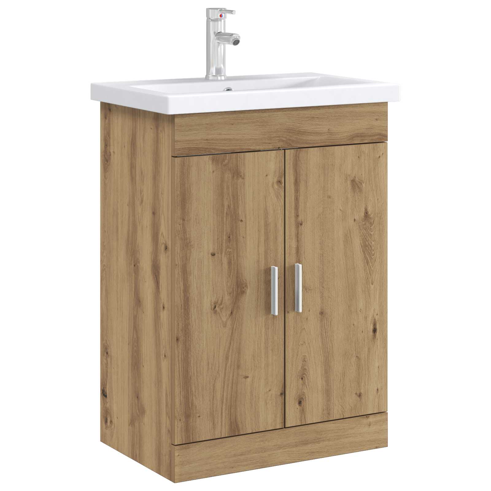 Badunterschrank Artisan-Eiche 78,5 x 37,5 x 81 cm Holzwerkstoff