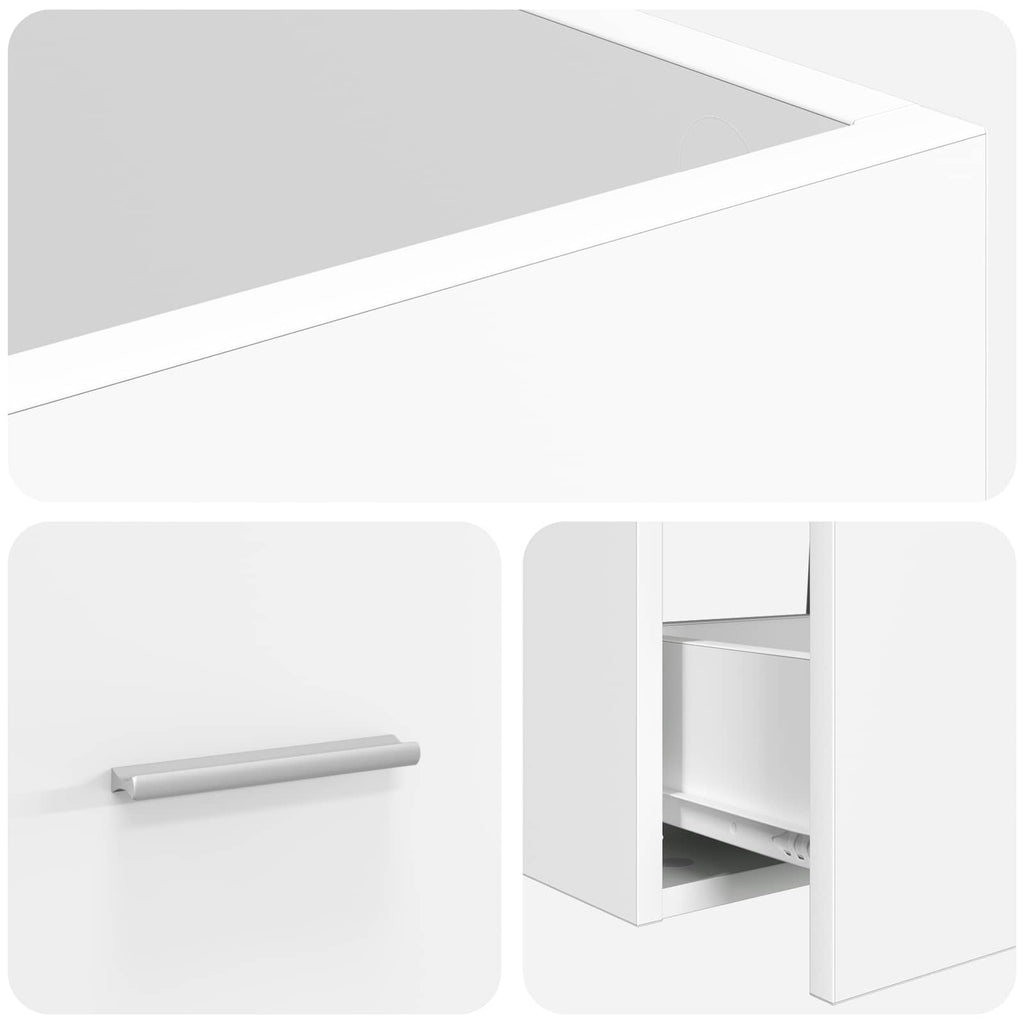 Badezimmerschrank mit Waschbecken Weiß 42 x 40 x 84,5 cm
