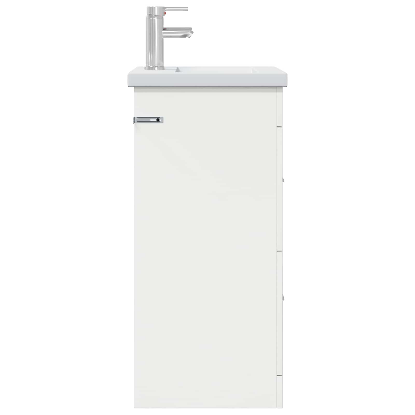 Badezimmerschrank mit Waschbecken Weiß 42 x 40 x 84,5 cm