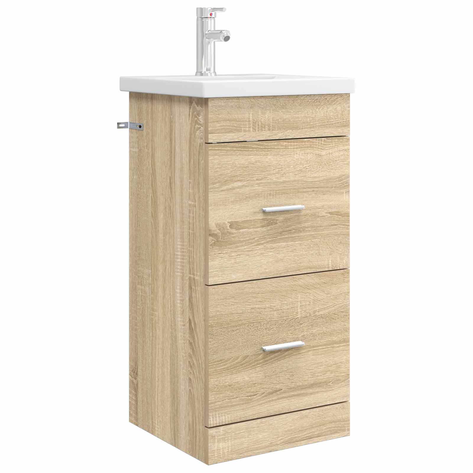 Badezimmerschrank mit Waschbecken Sonoma-Eiche