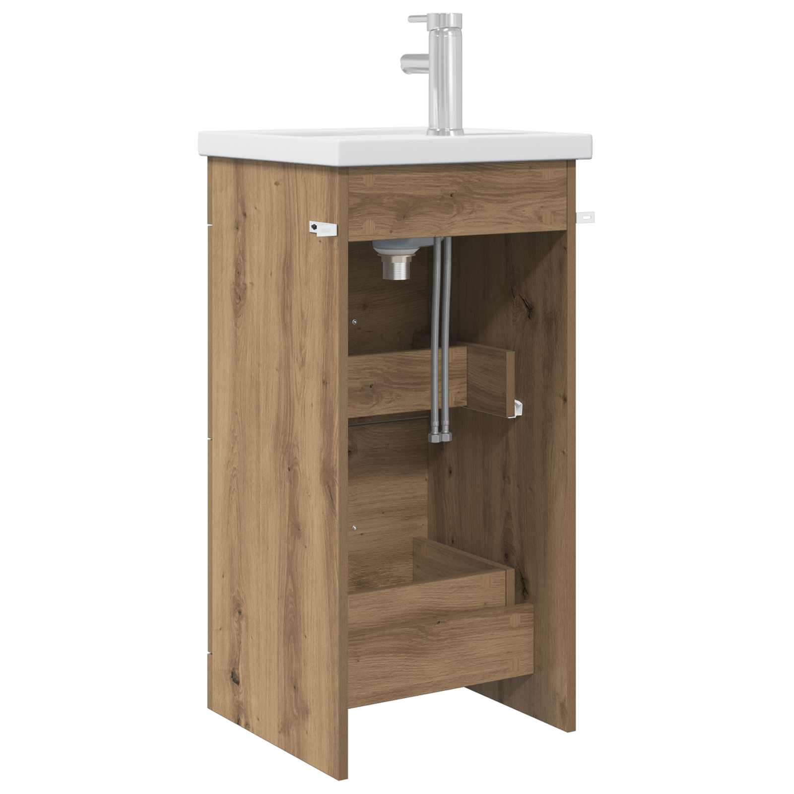 Badezimmerschrank mit Waschbecken Artisan-Eiche