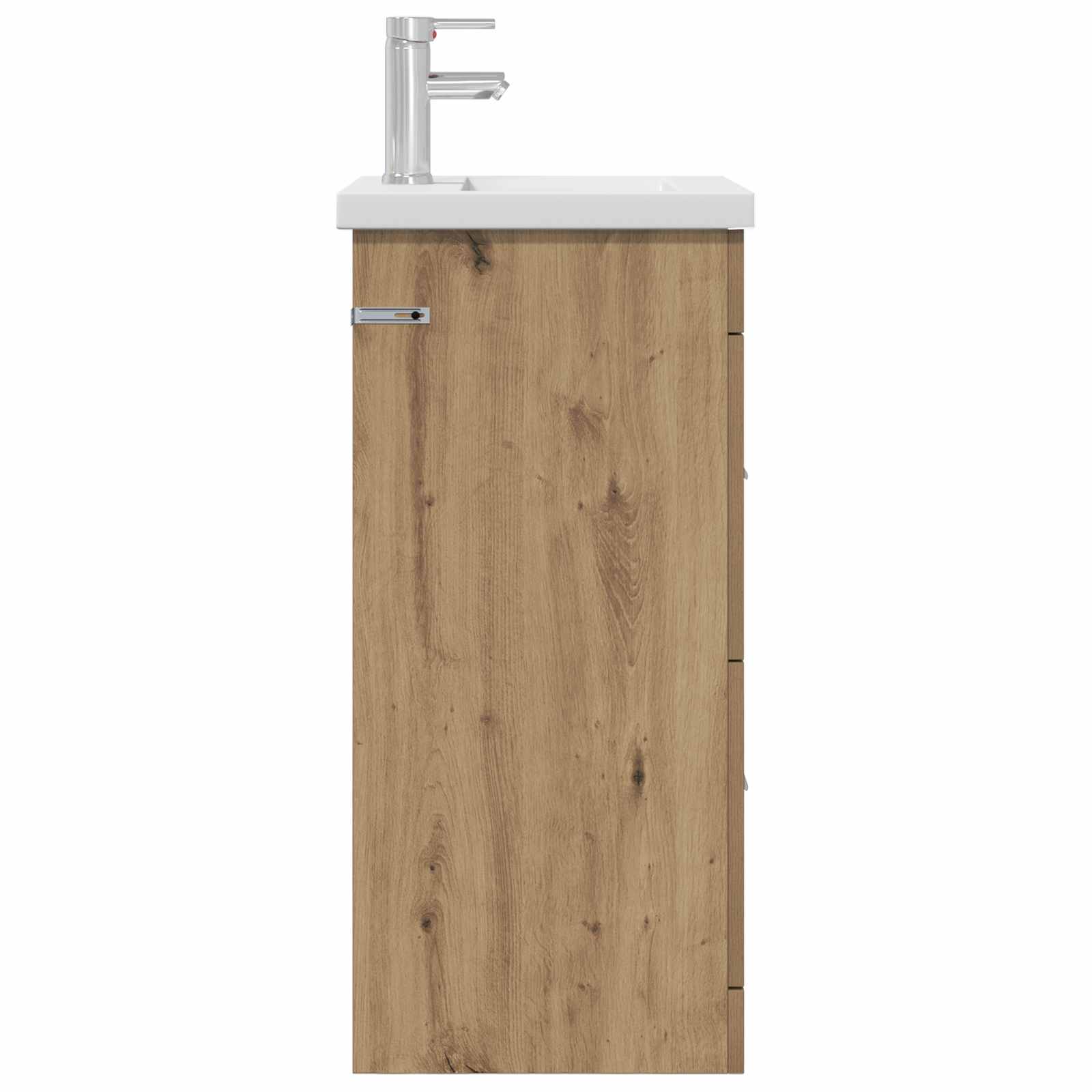 Badezimmerschrank mit Waschbecken Artisan-Eiche