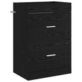 Badunterschrank Schwarze Eiche 56 x 37,5 x 81 cm Holzwerkstoff