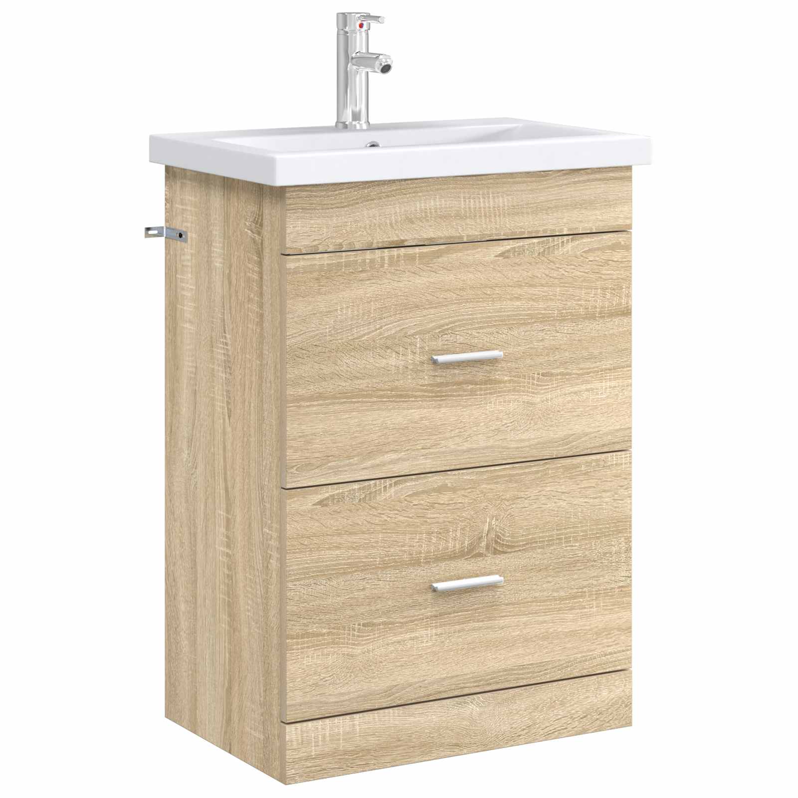 Badunterschrank Sonoma-Eiche 56 x 37,5 x 81 cm Holzwerkstoff
