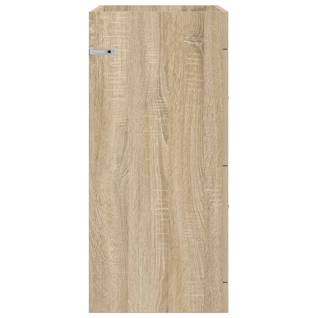 Badunterschrank Sonoma-Eiche 56 x 37,5 x 81 cm Holzwerkstoff