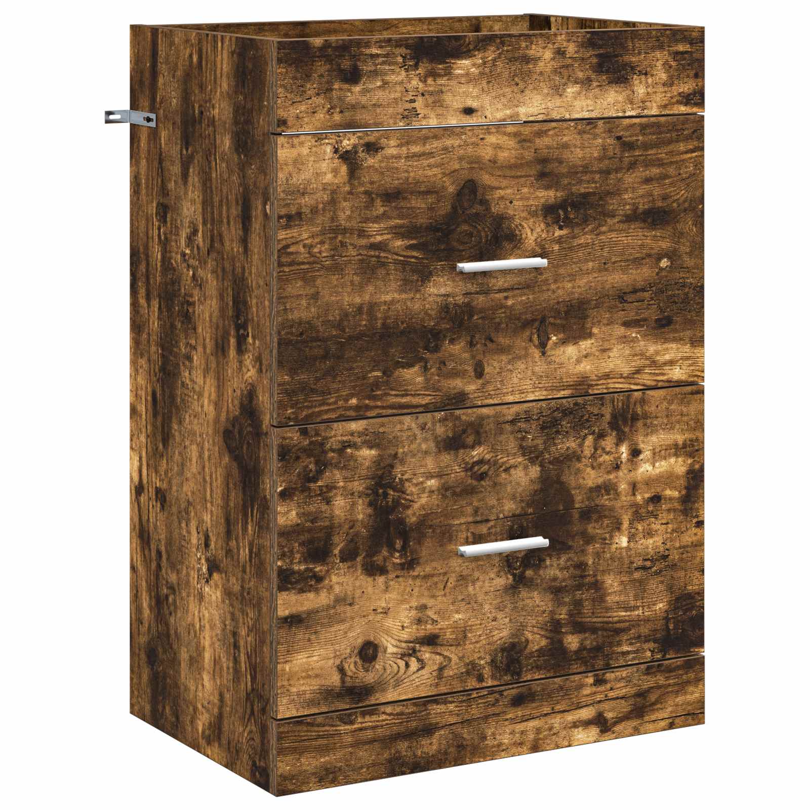 Badunterschrank Geräucherte Eiche 56 x 37,5 x 81 cm