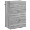 Badunterschrank Grau Sonoma 56 x 37,5 x 81 cm Holzwerkstoff