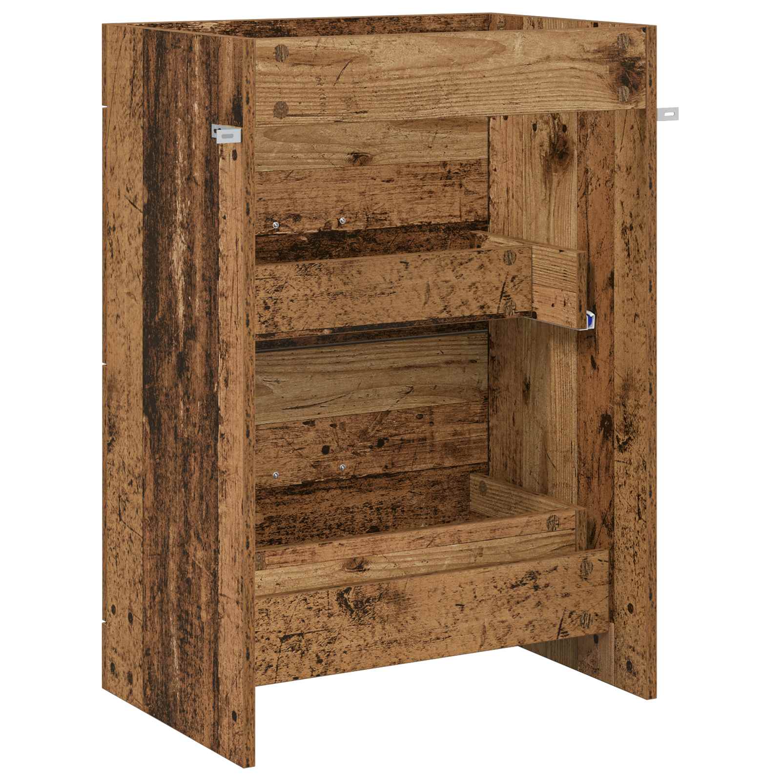 Badunterschrank Altholz 56 x 37,5 x 81 cm Holzwerkstoff