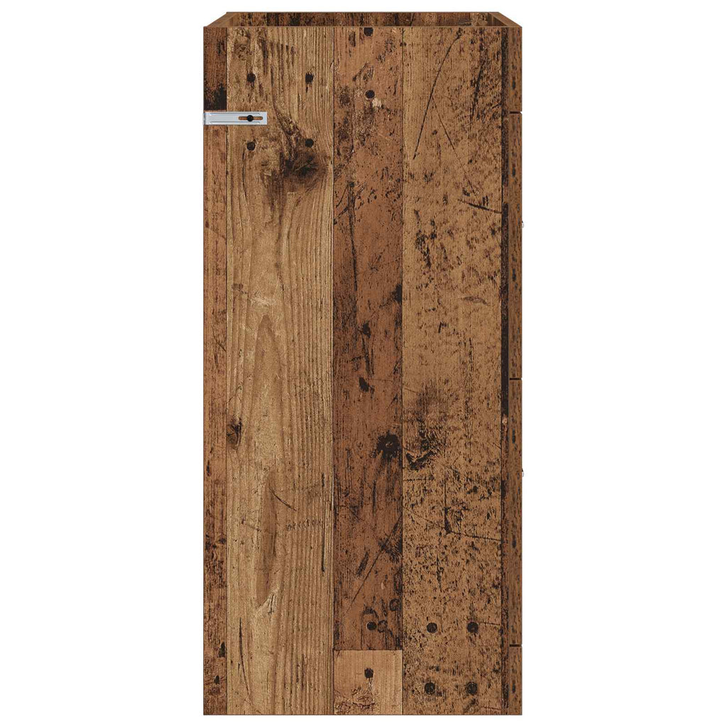 Badunterschrank Altholz 56 x 37,5 x 81 cm Holzwerkstoff
