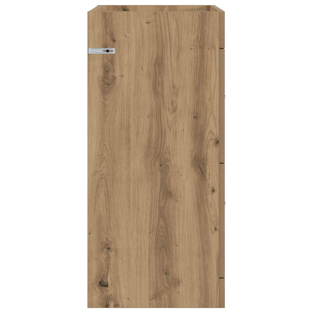 Badunterschrank Artisan-Eiche 56 x 37,5 x 81 cm Holzwerkstoff