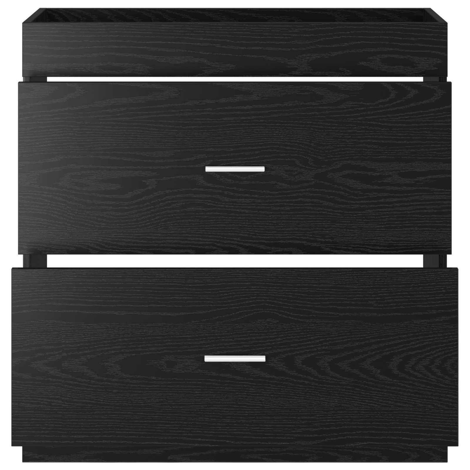 Badunterschrank Schwarze Eiche 78,5 x 37,5 x 81 cm