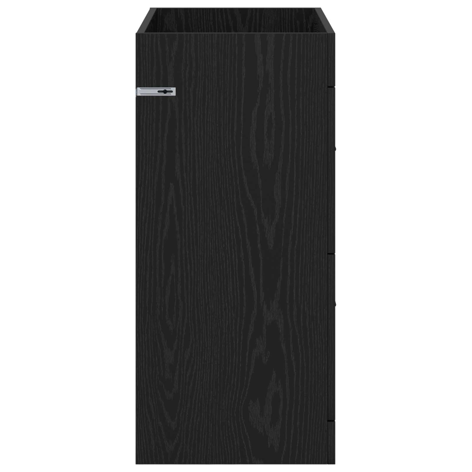 Badunterschrank Schwarze Eiche 78,5 x 37,5 x 81 cm