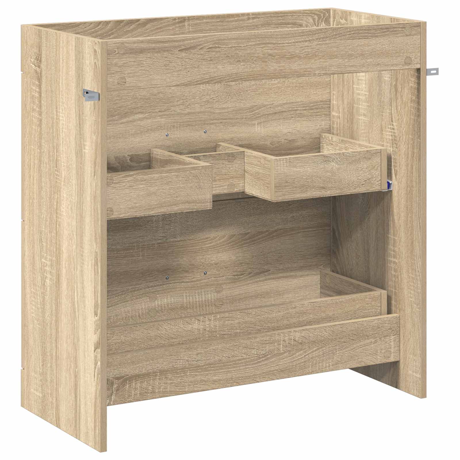Badunterschrank Sonoma-Eiche 78,5 x 37,5 x 81 cm Holzwerkstoff