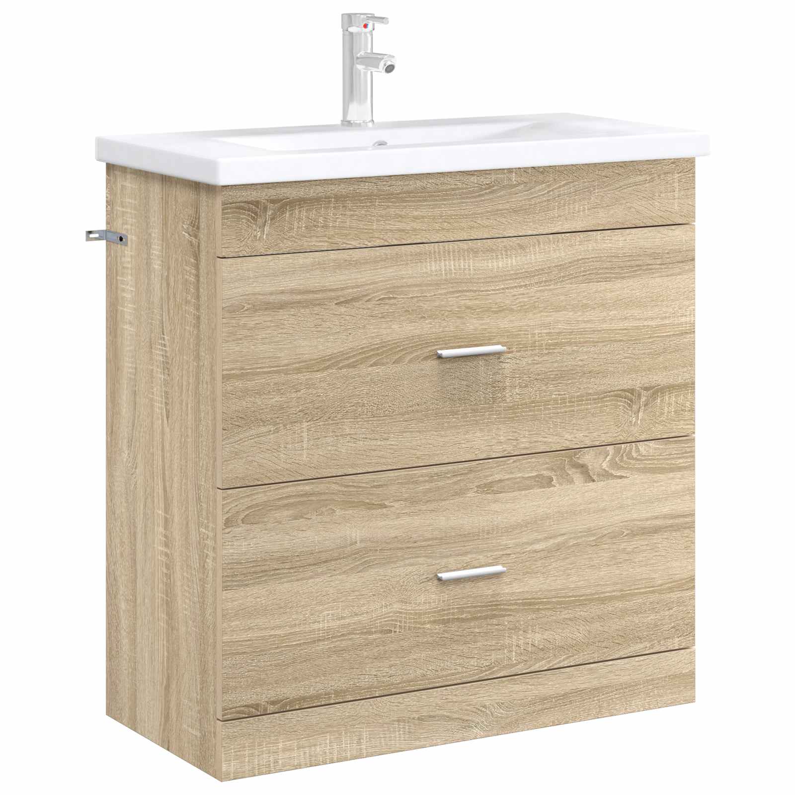 Badunterschrank Sonoma-Eiche 78,5 x 37,5 x 81 cm Holzwerkstoff