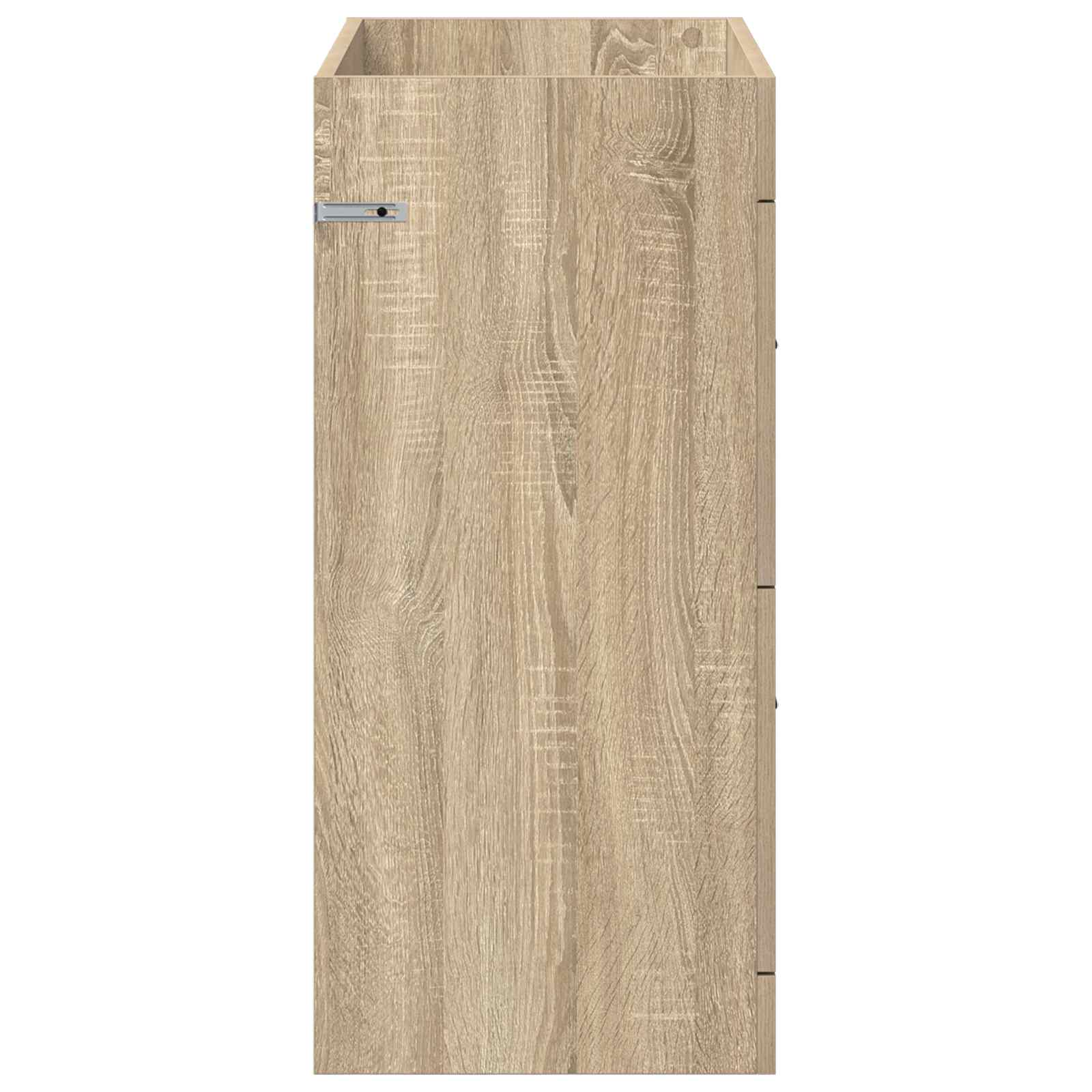 Badunterschrank Sonoma-Eiche 78,5 x 37,5 x 81 cm Holzwerkstoff